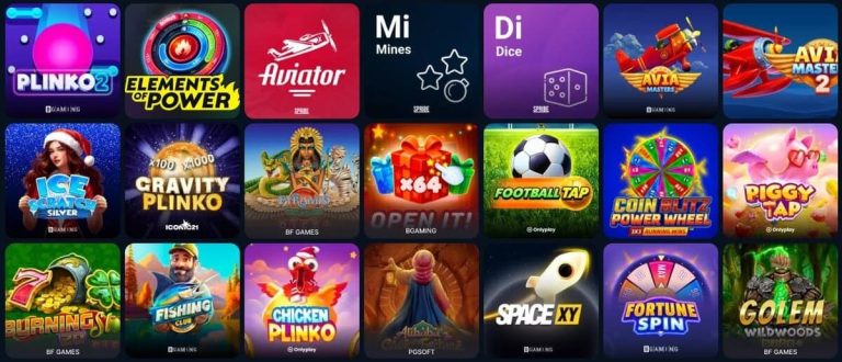 Baloo Casino jeux instantanées