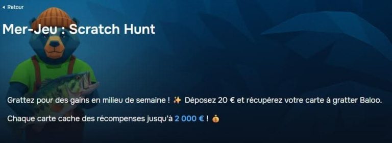 Baloo Casino récompenses