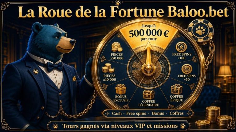 Baloo Casino roue fortune